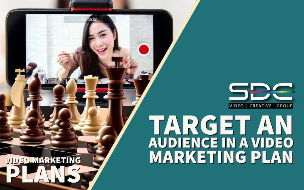 target an audience in a video marketing plan.